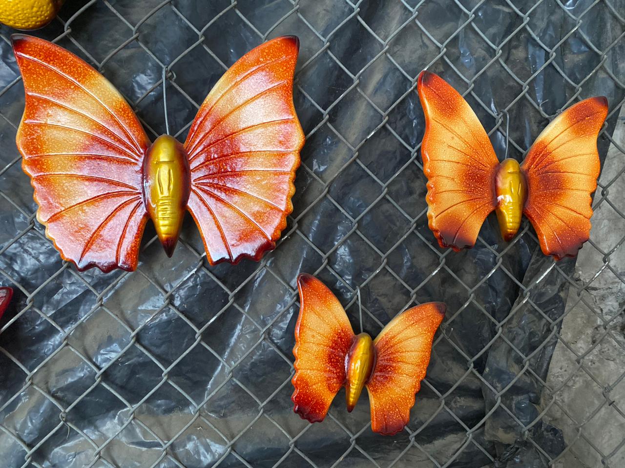 Mariposa Decorativa Cerámica